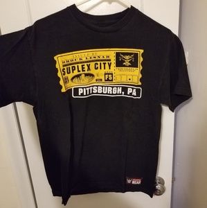 WWE Brock Lesnar black t-shirt Pittsburgh